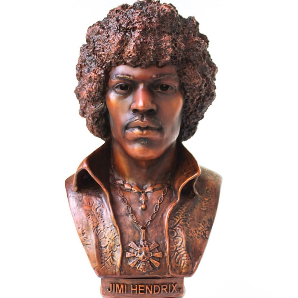 NIB- Jimi Hendrix Bust Sculpture